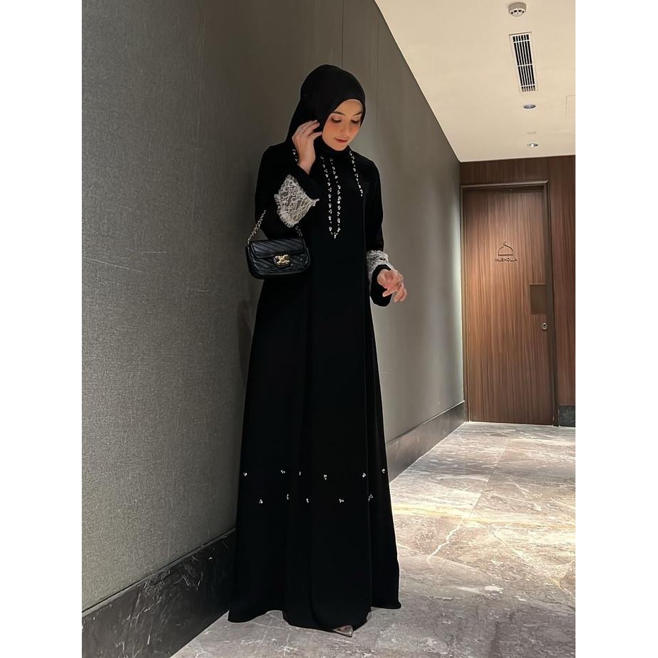 Kaleela.Id - Abaya Syafiaa Muslimah - Broken White, M