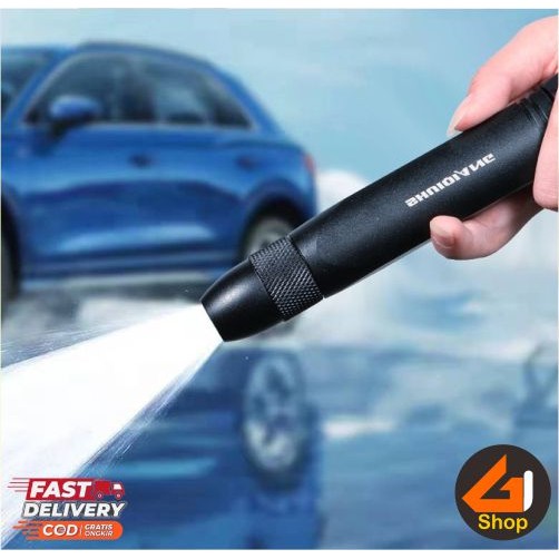 Semprotan Air Nozzle Otomatis 3 Mode Semprotan Cuci Mobil Motor Tanaman Praktis Efisien