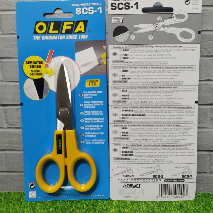 

Gunting 127 mm SCS-1 OLFA Stainless Steel Blade