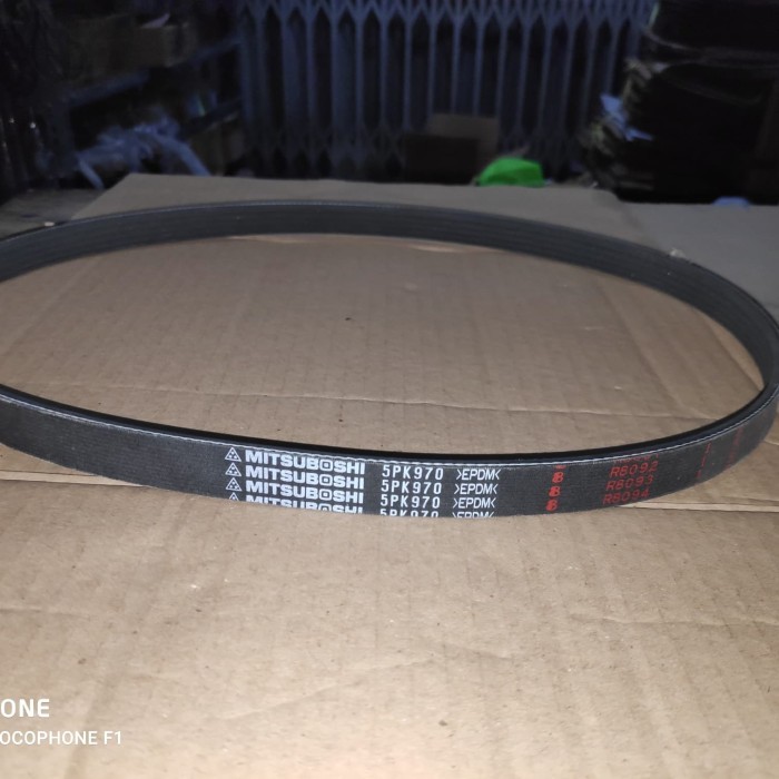 Jual--Cod MITSUBOSHI Fan belt 5PK970 EPDM tali kipas fanbelt 5PK 970 COROLLA
