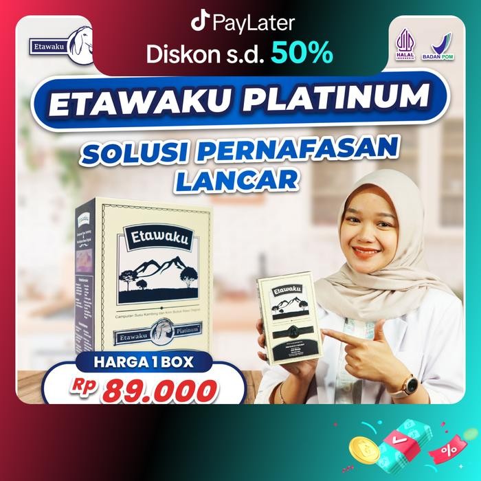 

[[PROMO]]BEST SELLER Etawaku Platinum Original Official Susu Kambing Plus Krimer Nabati Bantu Meringankan Masalah Pernafasan Bisa COD
