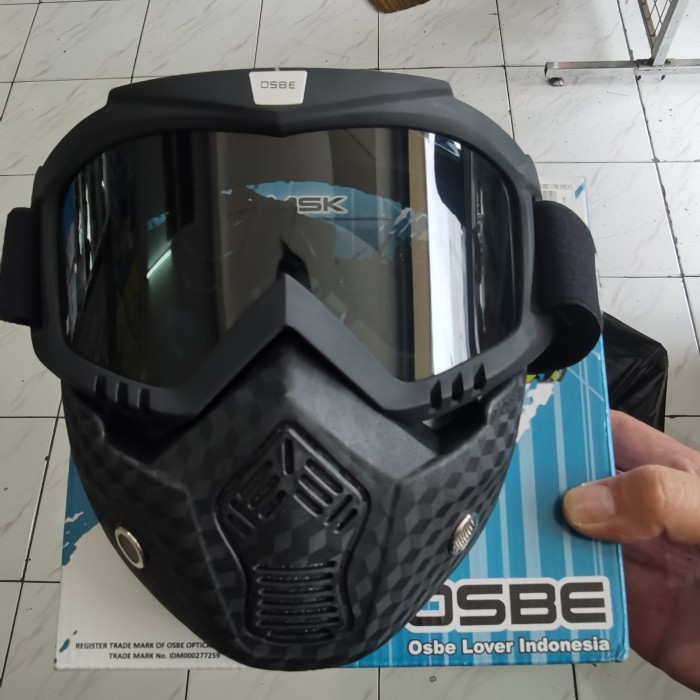kacamata cross goggle mask DARK SHARK antman shark raw OSBE SNAIL