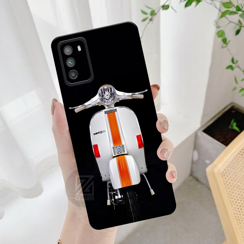 Case Xiaomi Poco M3 Fashion Case Vespa ZELORA Softcase Xiaomi Poco M3 Silikon Pro Camera Casing Xiao