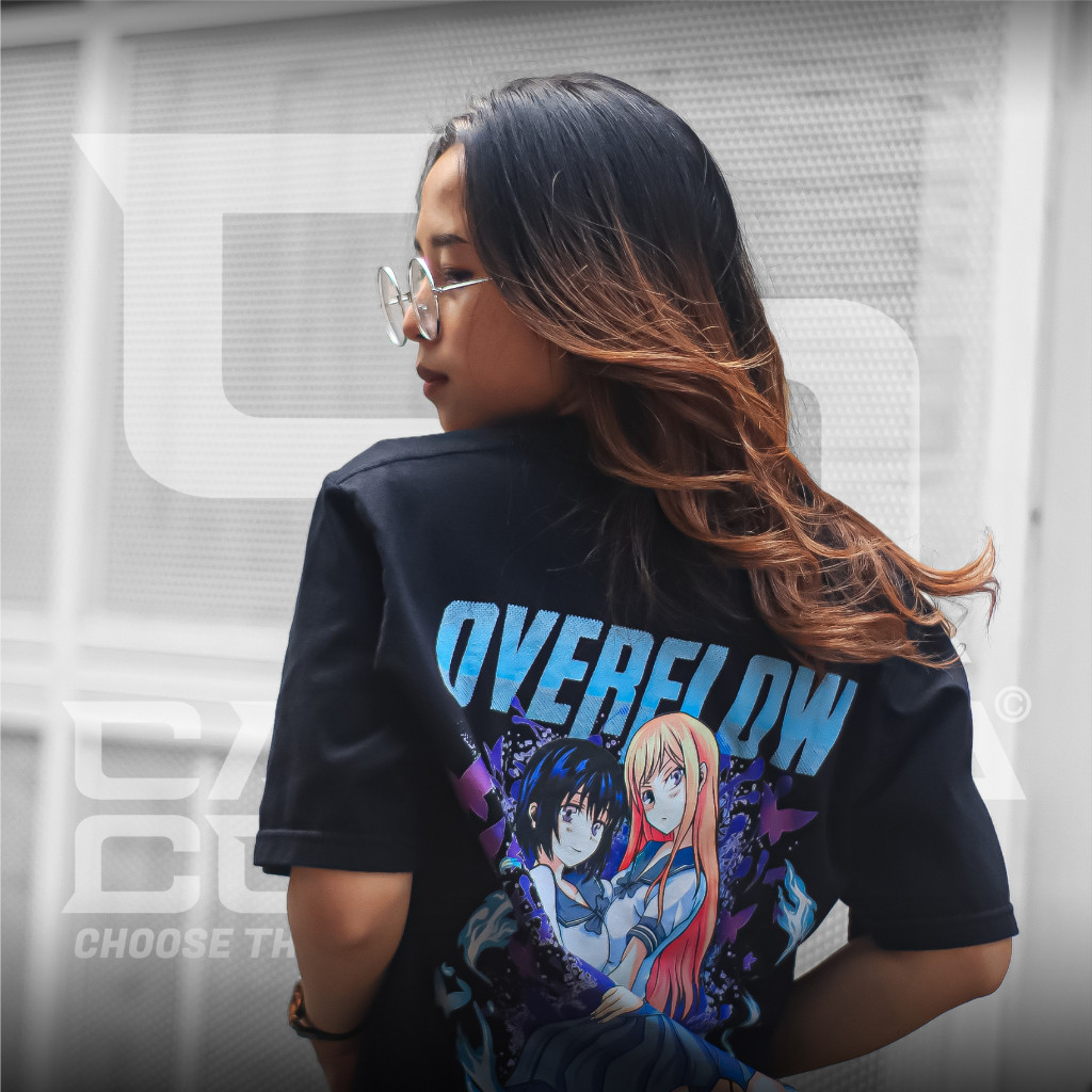 Kaos Anime Overflow Ayane X Kotone
