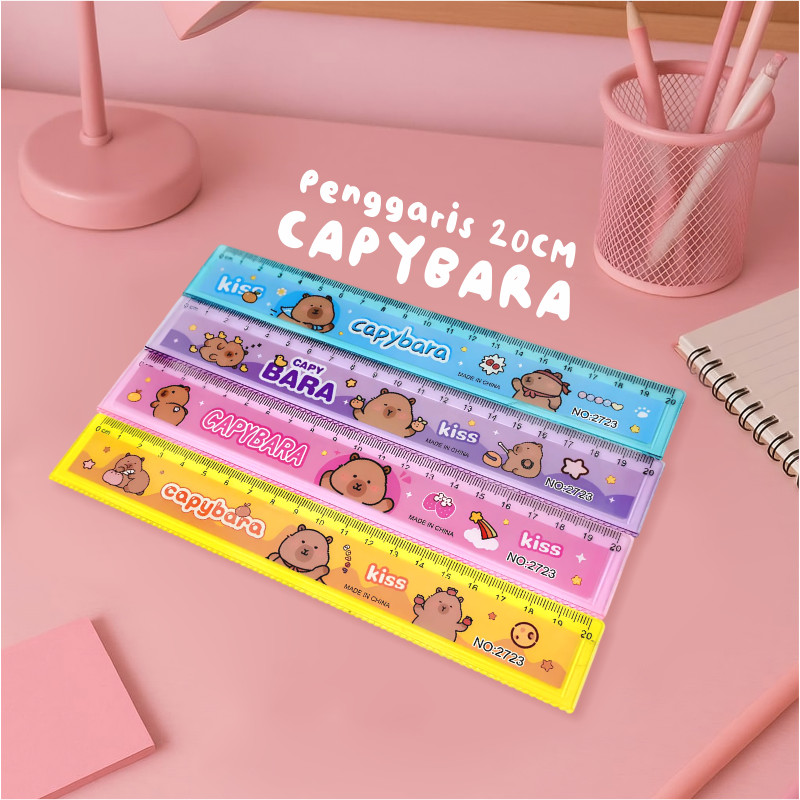 

(20CM) PENGGARIS CAPYBARA 20CM CUTE RULER ANAK ALAT TULIS GARISAN KARAKTER KARTUN KAPIBARA ANAK SEKOLAH ALAT TULIS SEKOLAH PERALATAN MENGUKUR LUCU GEMAS