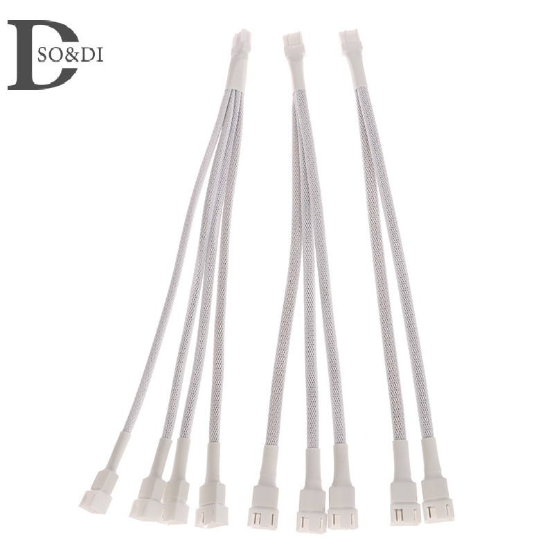 4 Pin 1 To 1/2/3/4 Motherboard CPU Fan Computer Case Fan Extension Adapter Cable PWM Female To 4 Pin