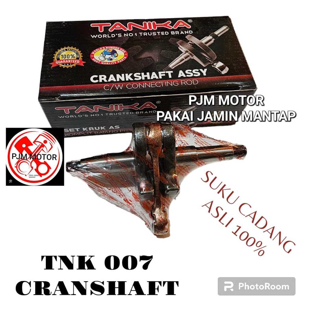 

TNK 007 crankshaft kruk as kro as mesin chainsaw senso sinso tanika 007 amplas