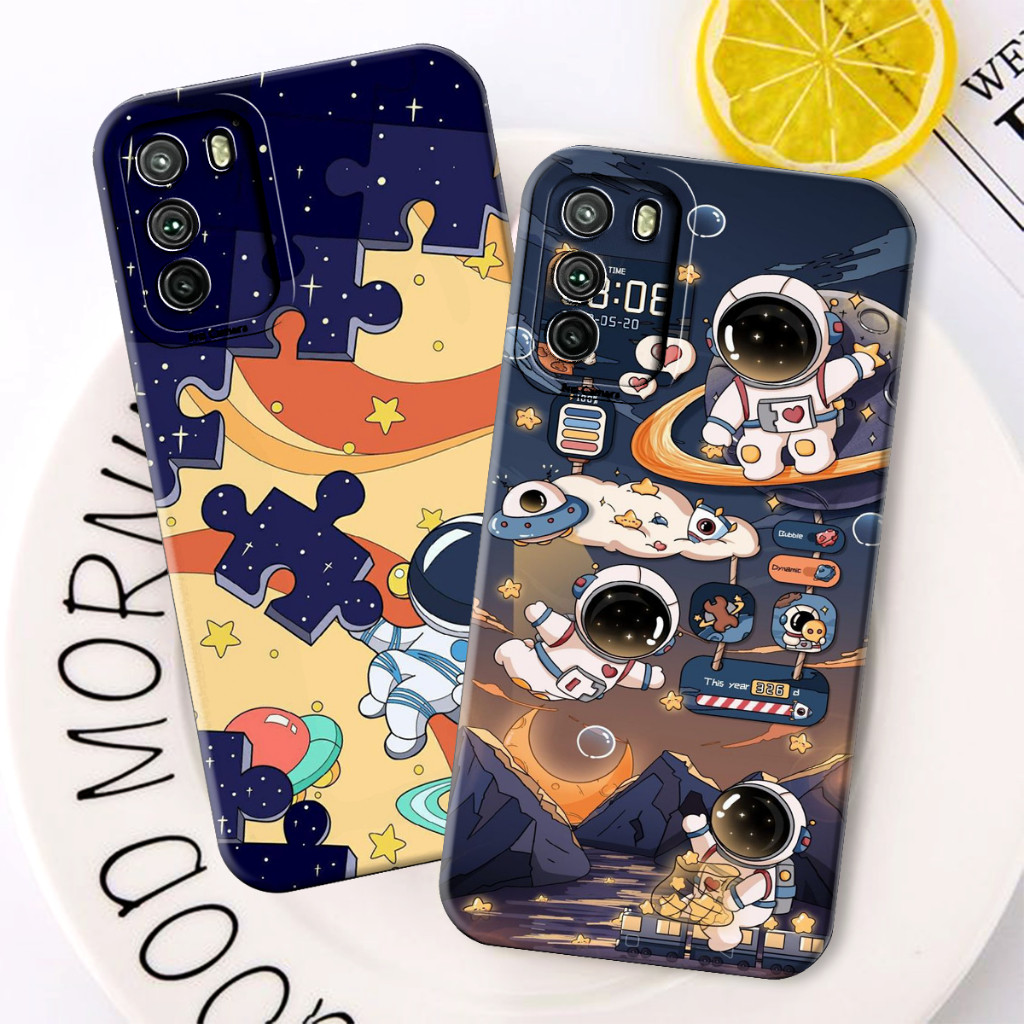 Case Xiaomi Poco M3/All Type Motif Astronot Walpaper Cute Keren Kekinian - Case Astronot - Case Prok