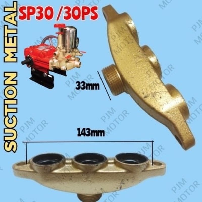 

30cc Suction metal rumah selang isap hisap mesin power sprayer pompa steam stim doorsmeer sp30 ps30 sc30 amplas