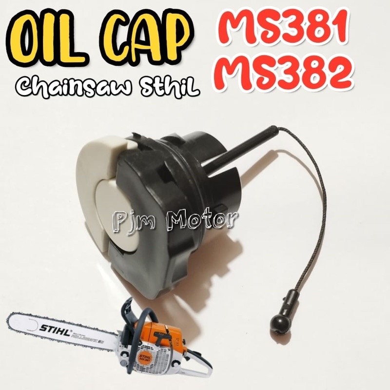 

Ms381 Oil cap Tutup Oli mesin chainsaw senso sinso sthil stihl Ms382 MS250 MS230 amplas