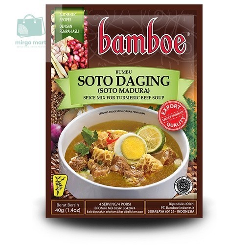 

Bumbu Bamboe Soto Madura mirga mart