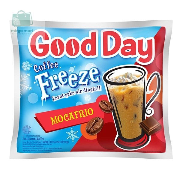 

GOOD DAY FREEZE MOCAFRIO ISI 10 SACHET X 30 GR - KOPI