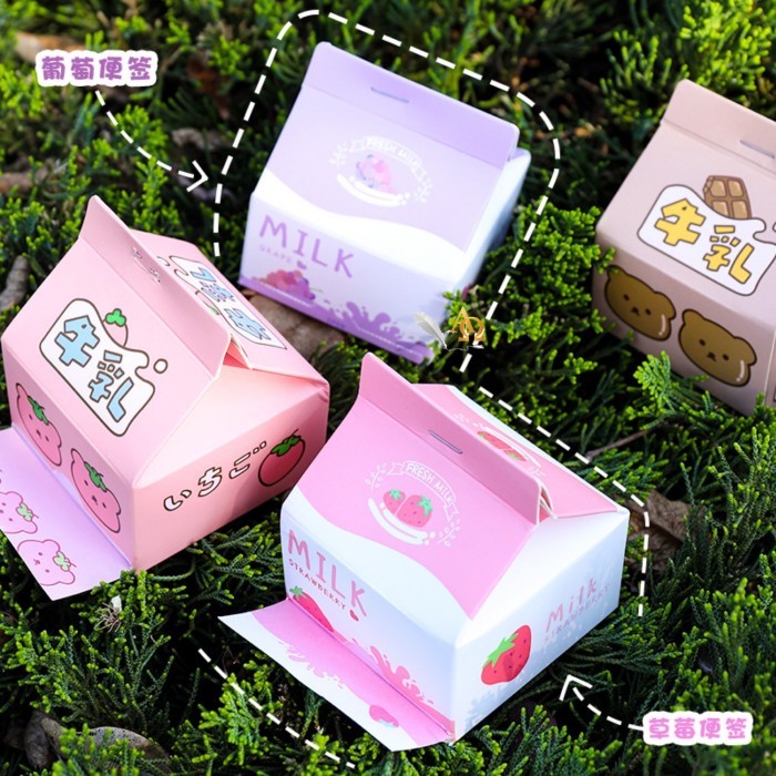 

Organizer Terlaris- [Lucuu] Stick Note Unik Edisi Box Susu Imut