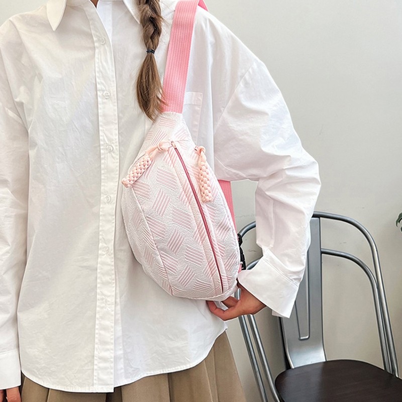 HOT DEALS Tas Selempang Wanita Korea Kekinian Tas Pinggang Olahraga Lucu Puffy Aesthetic Chic