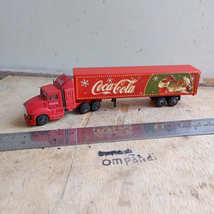 ZS34 diecast truck gandeng Coca cola vintage