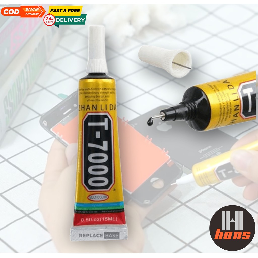 

Lem Perekat untuk Touchscreen Layar LCD dan Backdoor Smartphone Handphone Super Glue T7000 T8000