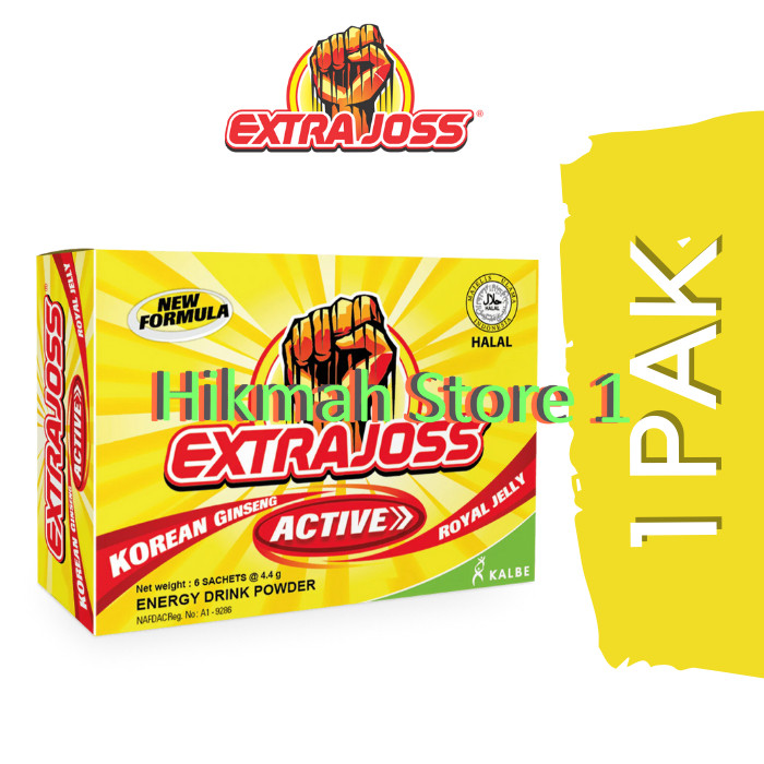 

Extra Joss / EXTRA JOSS ACTIVE 1 BOX ISI SACHET @ 4 g / extra joss isi 12 saset