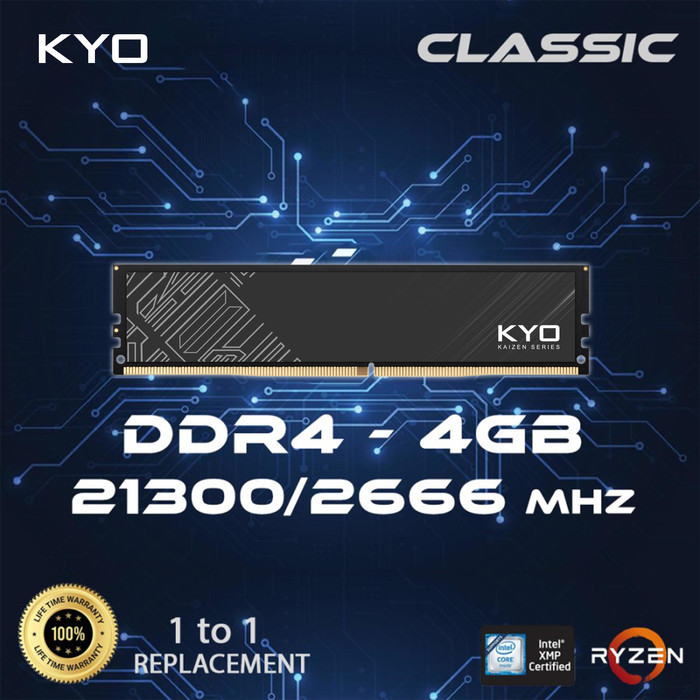 RAM PC KAIZEN DDR4 4GB 21300 / 2666 MHz RAM PC DDR4 4GB 2666 MHz