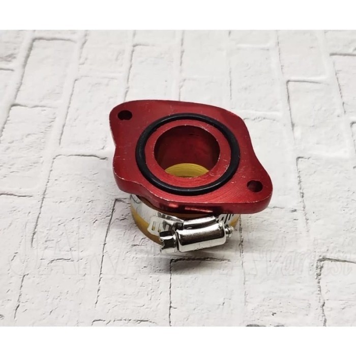 Intake Intek Manpol Maniful Teflon Teplon PNP Tiger Megapro Cb Gl Karbu Karburator Pe Pwk Pwl 24 26 