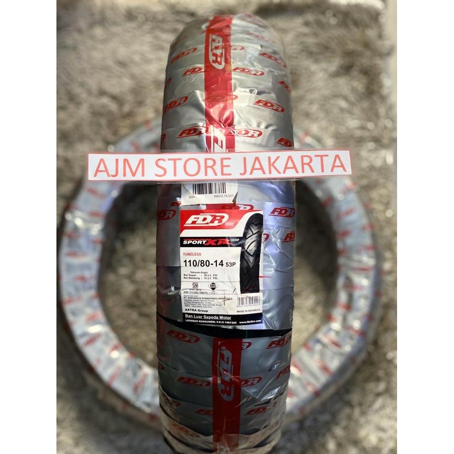 FDR Sport XR Evo 110/80-14 Tubeless...