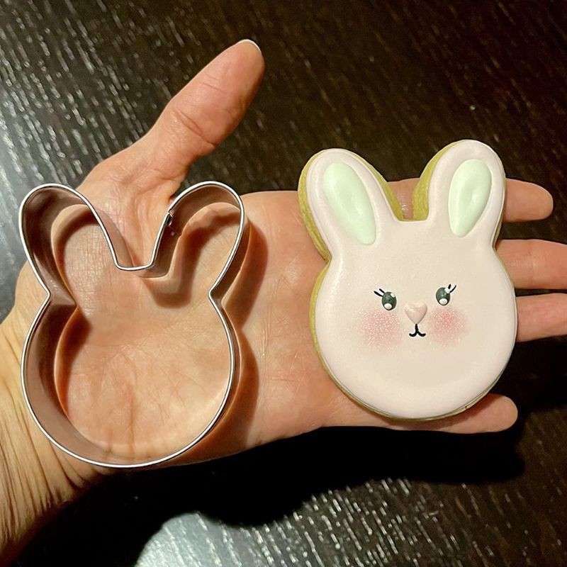 cookie cutter toys labubu viral / cetakan kue kering boneka labubu 6.5x5x2 cookie cutter Helloween I