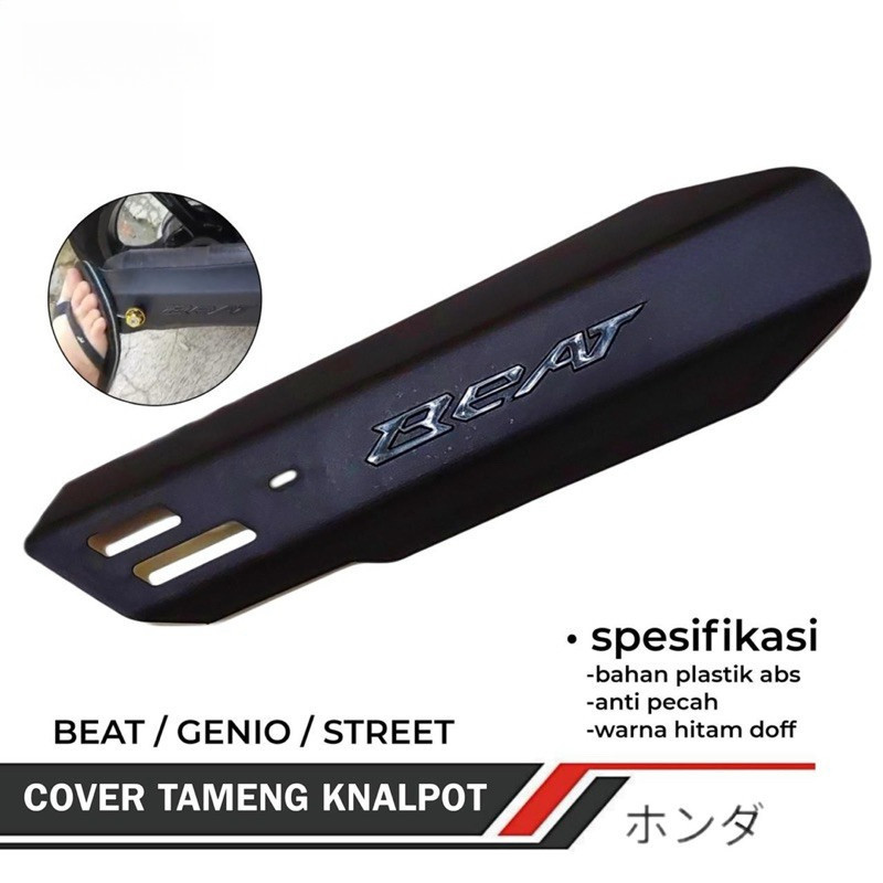tutup tameng knalpot beat vario genio beat street all vario 125/150 old new JAYAABADI VARIASI