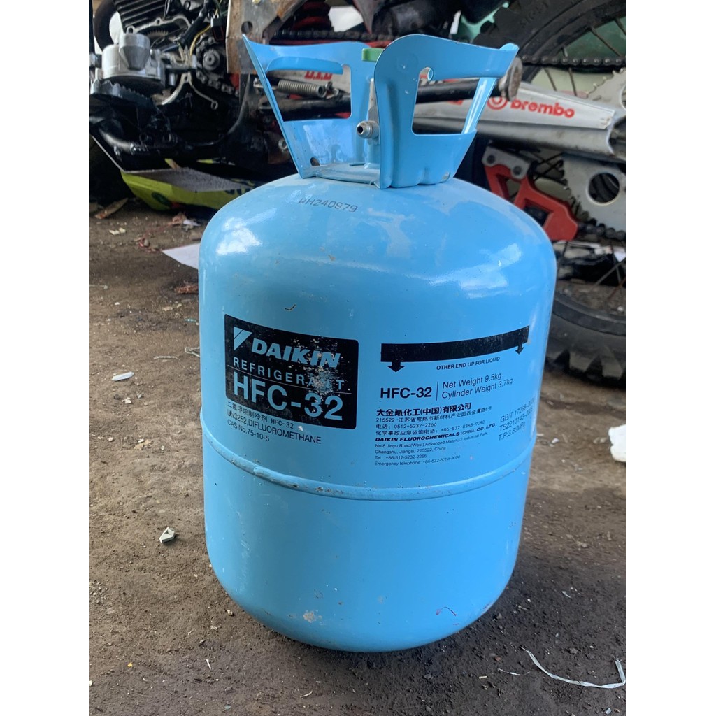 Tabung Freon AC Kulkas Kosongan DAIKIN HFC-32 BEKAS NORMAL LAYAK PAKAI