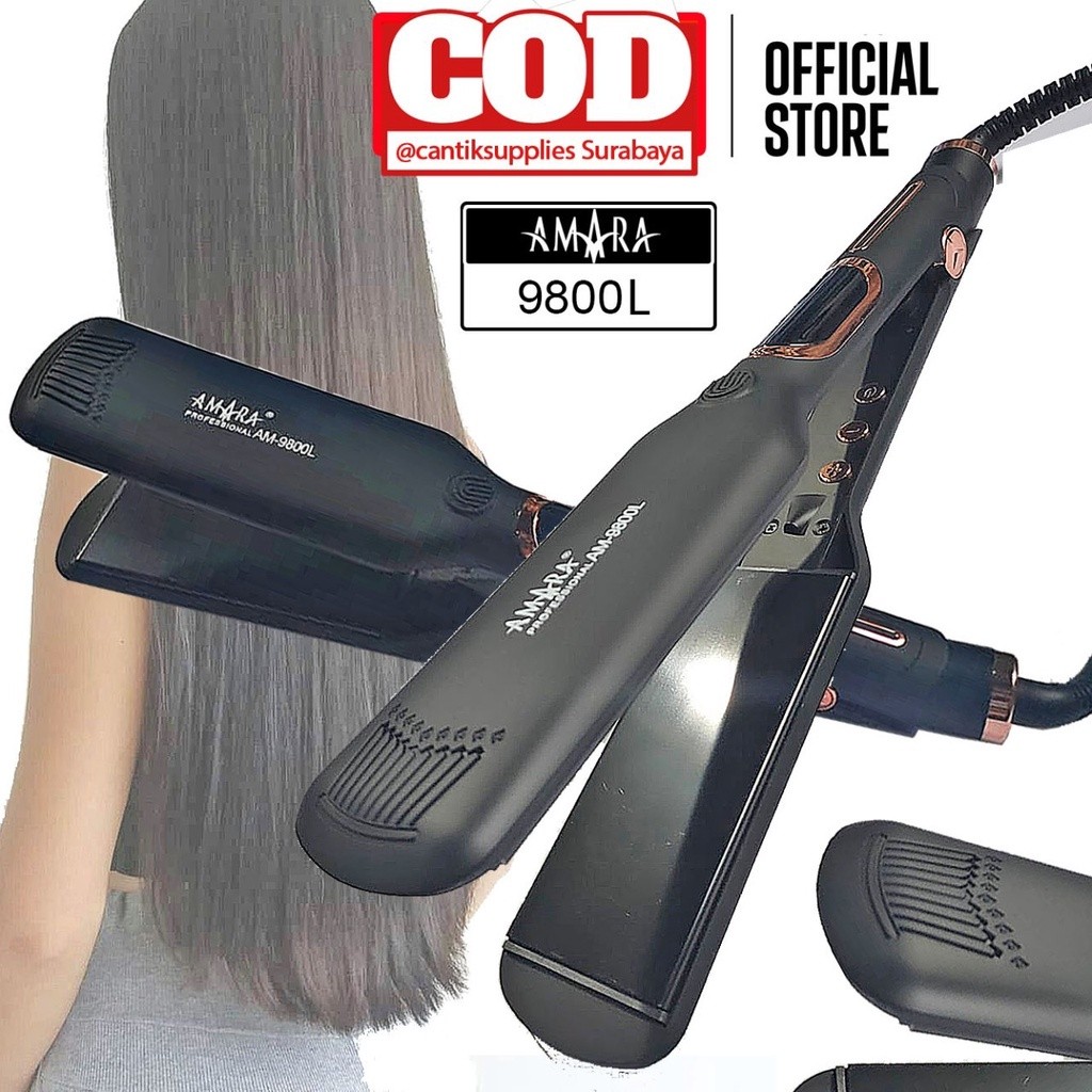 Catok Amara AM-9800 / Catok Plat Lebar Amara / Catok Rambut Amara
