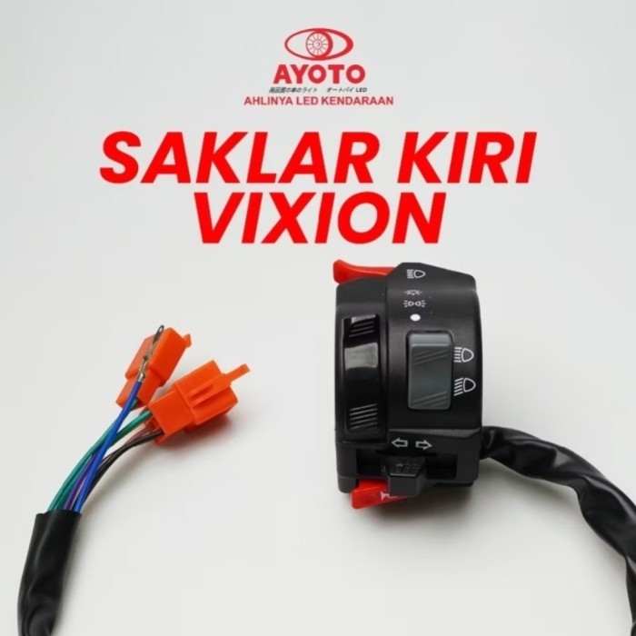 SAKLAR KIRI VIXION LAMA YAMAHA PNP SEMUA MOTOR / SAKLAR PROJIE BILED PIW PIW / HOLDER SAKLAR KIRI VI