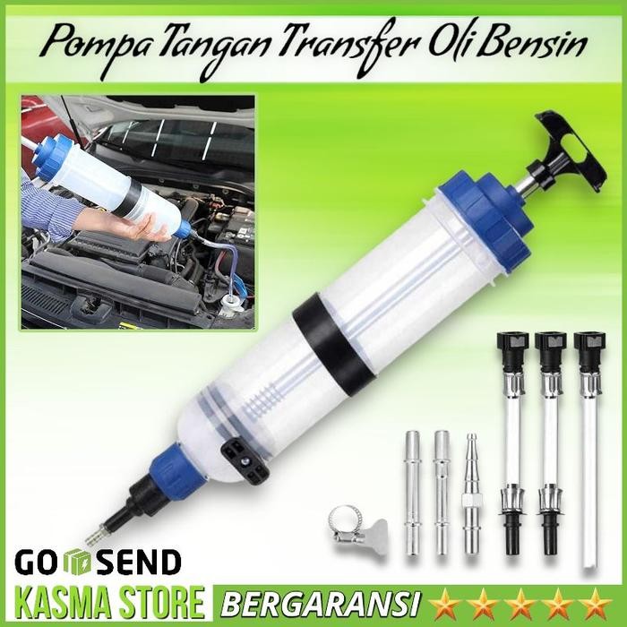Pompa Tangan Manual Transfer Pemindah Oli Bensin Minyak Mobil Pump