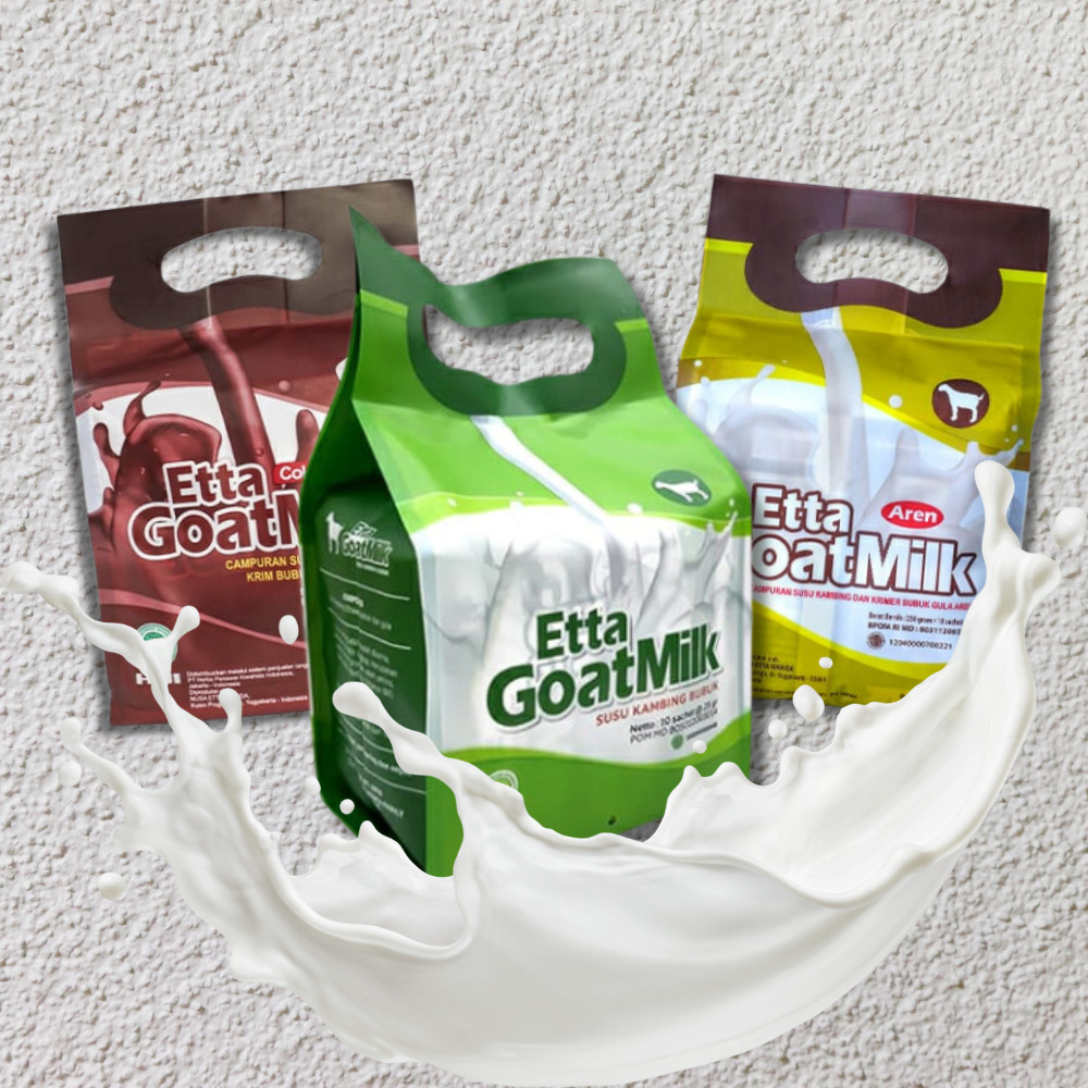 

Etta Goat Milk - Susu Kambing Etawa Bubuk Asli Rekomended dengan 3 varian rasa