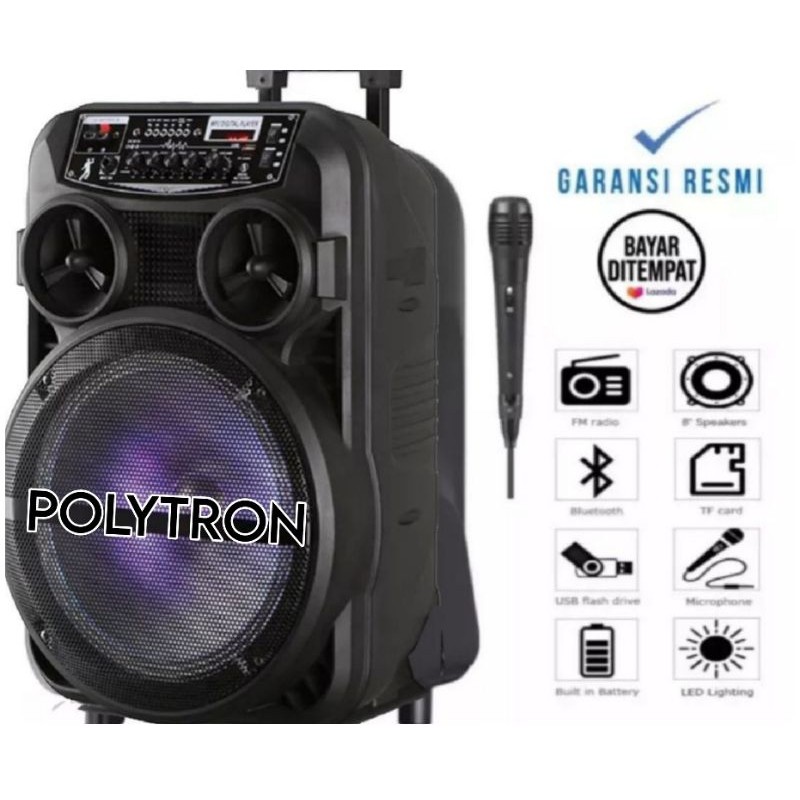 Speaker Bluetooth Karaoke 3381 6,5 Inch Free Mic Karaoke MP3 Salon Bluetooth EXTRA BASS Speaker Terl