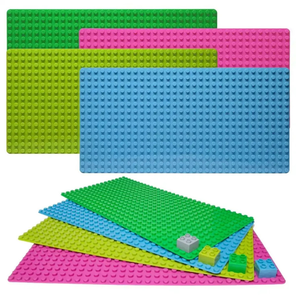 Base Plate Duplo Papan Block Duplo 16x32 Dots Board Alas Lego Base Plate Baseplate Brick Bricks Tata