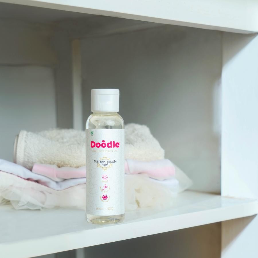 Ay00 Doodle Minyak Telon Wangi Greentea 250 ml Kemasan besar - Hangatkan Bayi Newborn Lavie Baby