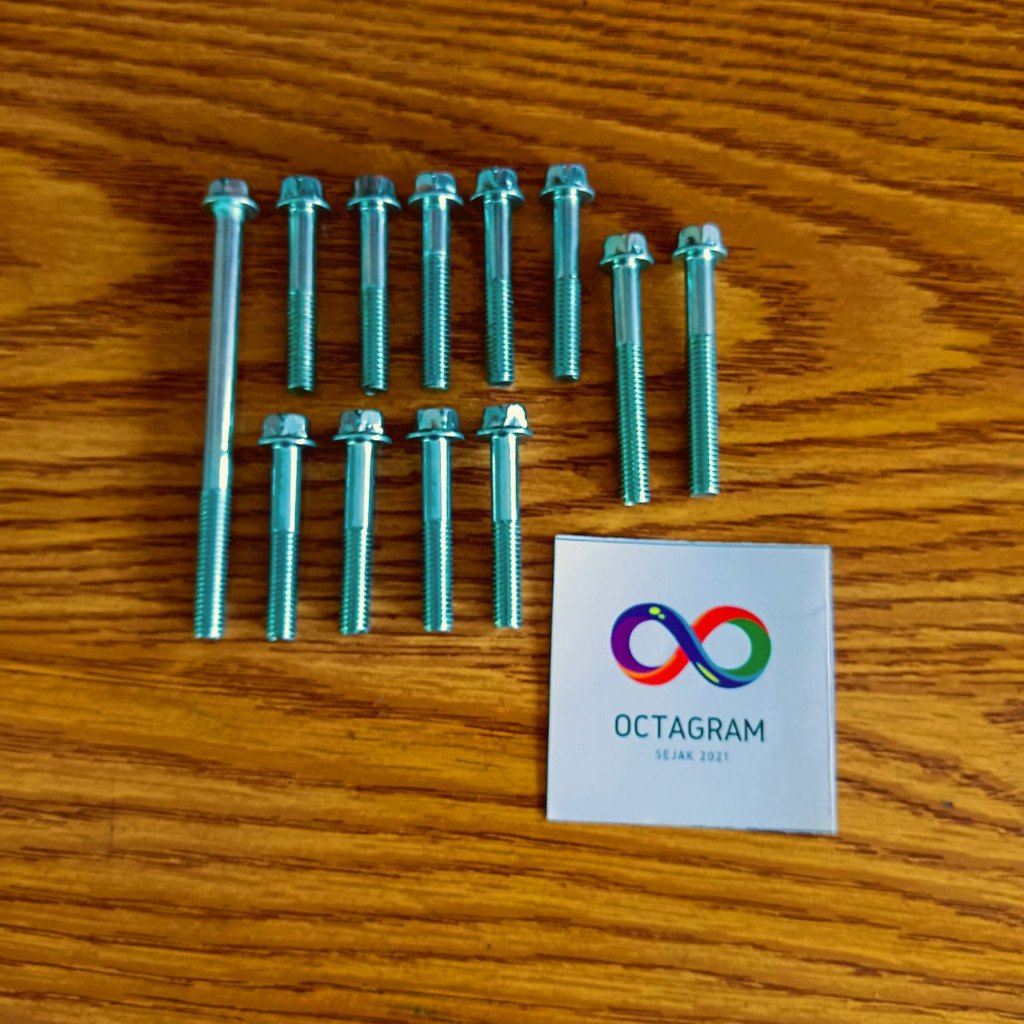 COD / Free Ongkir / Promo / CVT Baut Motor Mio J&GT/  Baut CVT Yamaha Mio J&GT / Baut BLok Mesin Mio