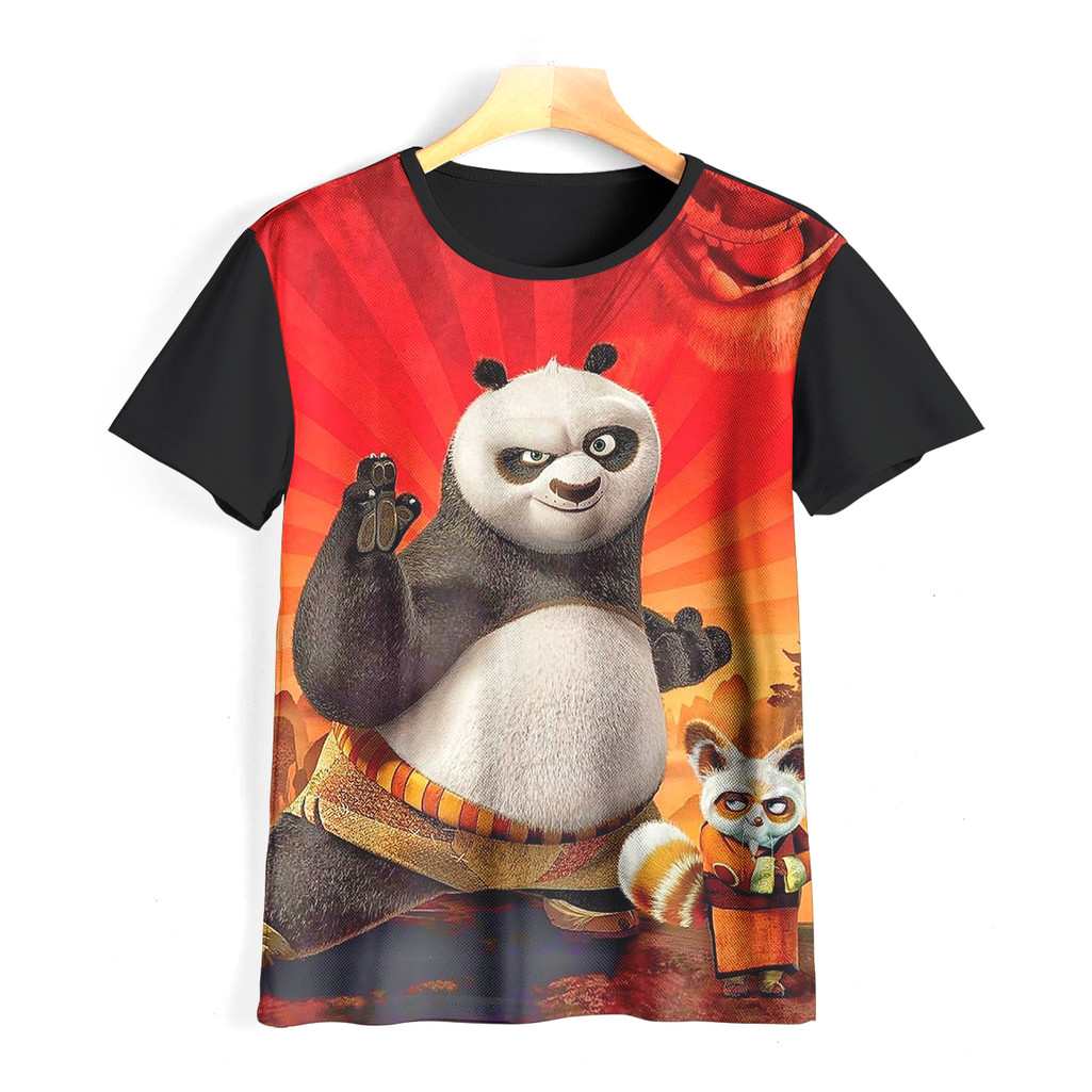 Kaos Kung Fu Panda Keren dan Adem | Kaos Kung Fu Panda Anak | KFP0003