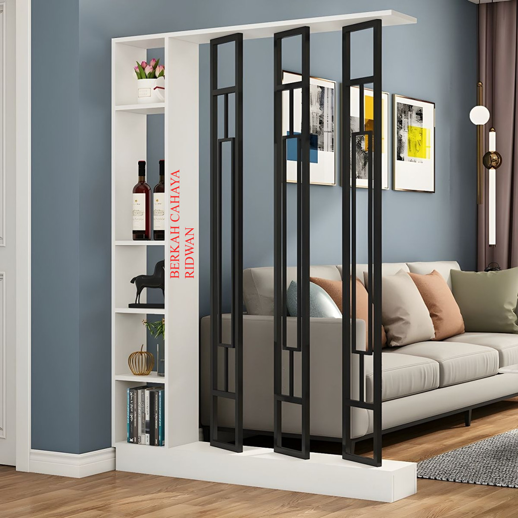 Partisi Penyekat Ruangan Hiasan Dekorasi Ruang Tamu ruang kantor