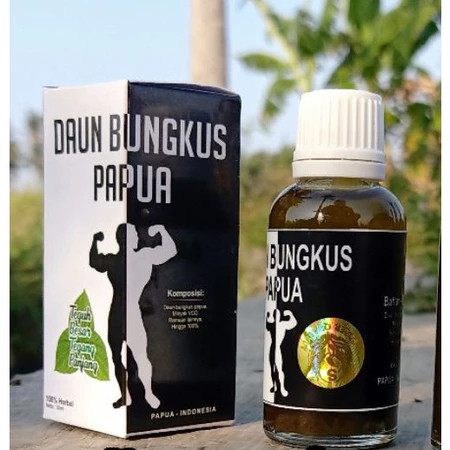 BISA COD MINYAK DAUN BUNGKUS HIJAU PAPUA TERMURAH