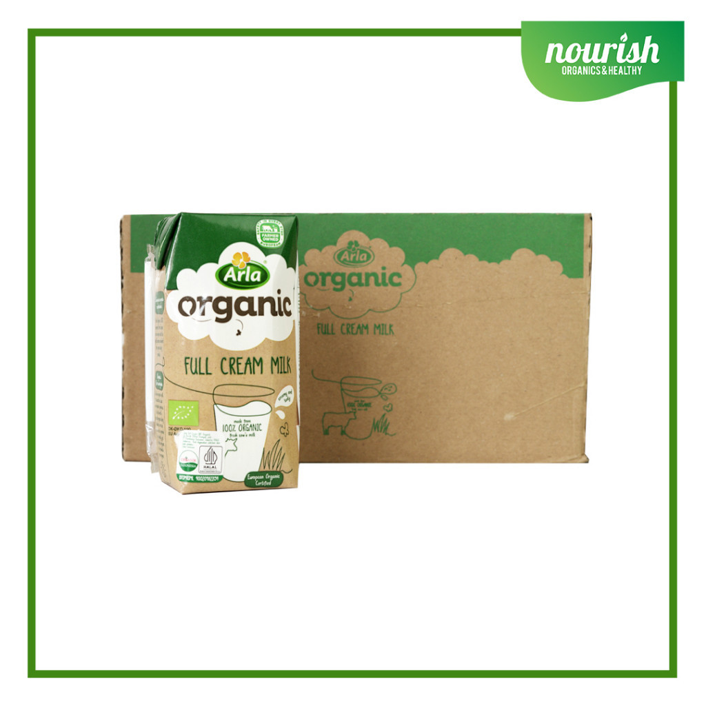

Arla Organic FULL CREAM Milk / Susu Full Krim organik 200ml - 1 DUS (12pcs)