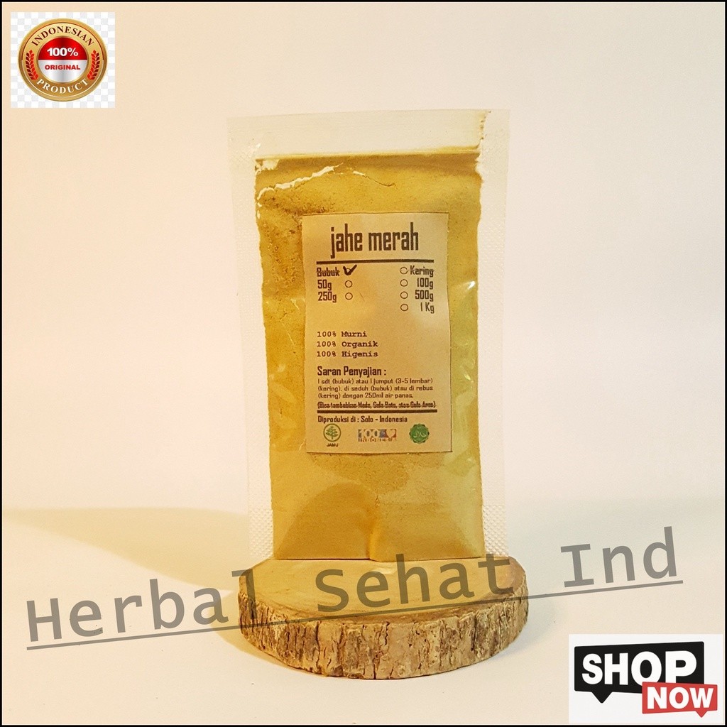 

JAHE MERAH BUBUK 250 GRAM SUPER PEDAS GRADE A - RED GINGER POWDER