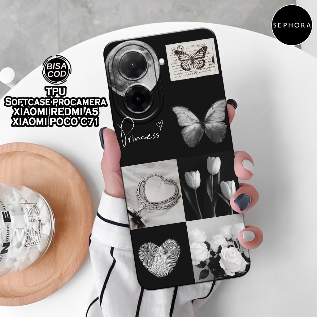 Case Untuk Xiaomi Redmi A5 2024 / Poco C71 Terbaru - Fashion Case Aesthetic - Softcase Xiaomi Redmi 