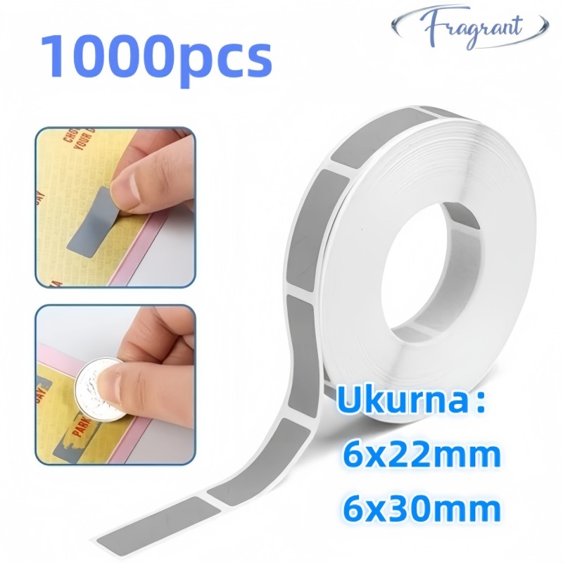 

BH01 New Arrivals1PCS Label Gosok / Scratch Label / Sticker Gosok / Penutup Vocher 6*22mm 6*30mm