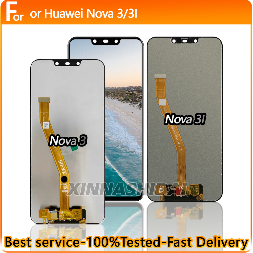 6.3" For Huawei Nova 3i INE-LX1 INE-LX2 LCD Display Touch Digitizer Assembly Replacement For Huawei 