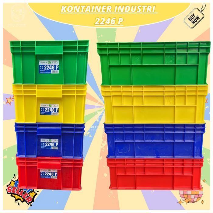 

GREEN LEAF - Keranjang Industri 2245-2246 P / Container Box Industri - 2246 P