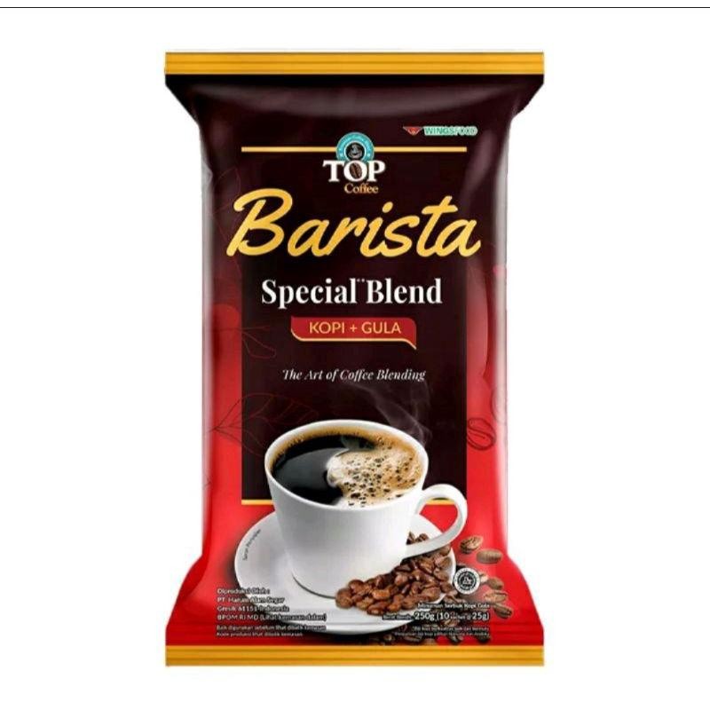 

4 pack 36 pcs TOP KOPI BARISTA SPECIAL BRAND 9 X 25 gram - UOPISHOP88