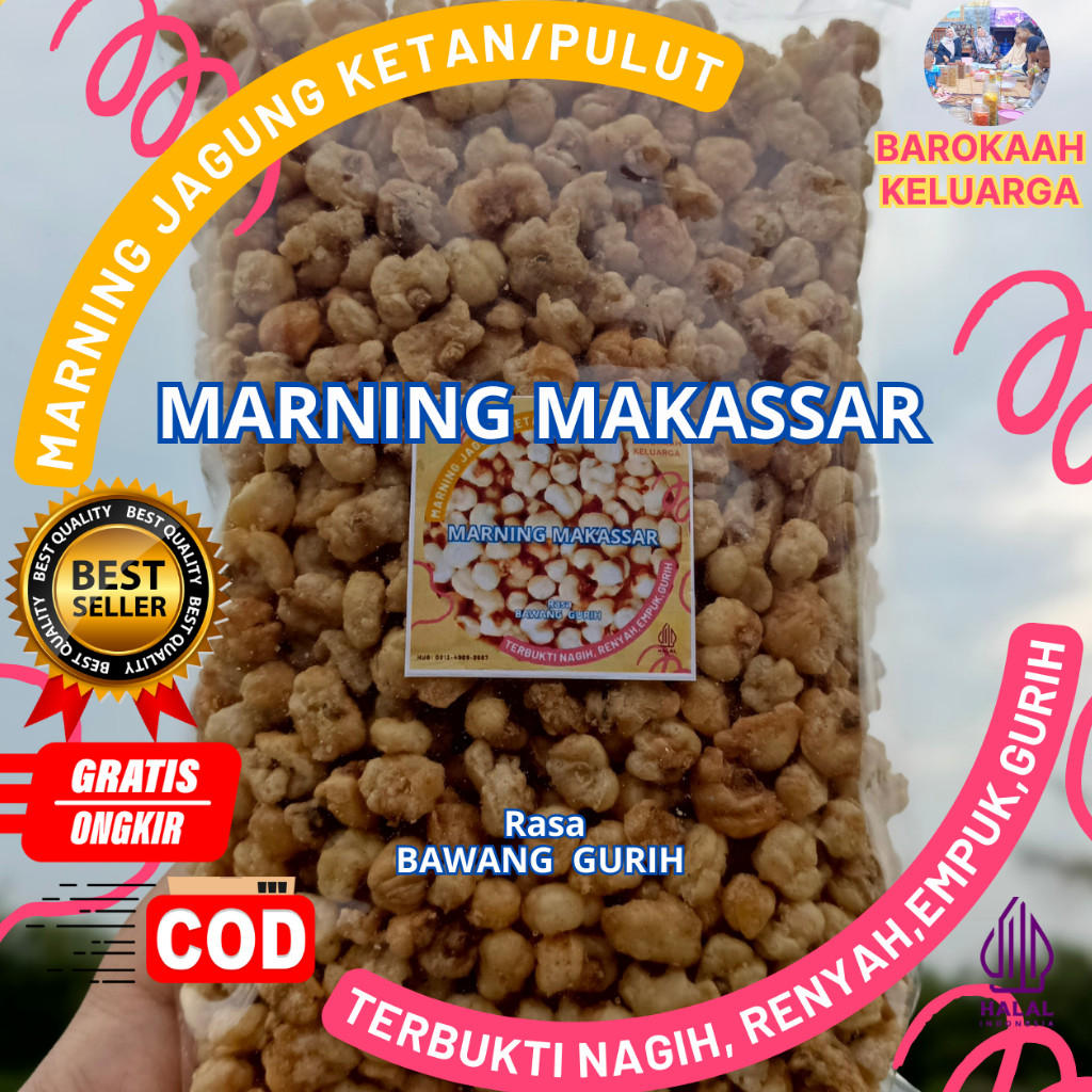 

CAMILAN MARNING SULTAN SUPER PREMIUM Paling Sultan Premium super duper GURIH/snack premium cocok untuk anak muda Milenial SEPEREMPAT KILOGRAM (250gr) GURIH ASIN