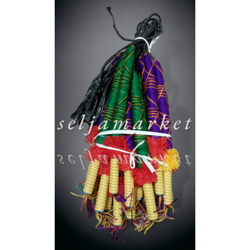 Pecut gombyok anak ukuran kecil / pecut bopo prentul / pecut kepang / pecut jaranan