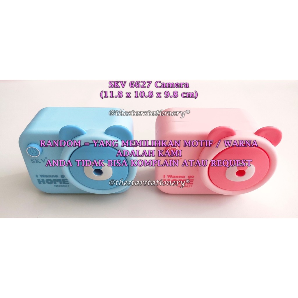 

(1 Biji) GROSIR Rautan Meja Camera 6627 / Rautan Putar SKV 6627 Camera / Rautan Fancy Bentuk Camera