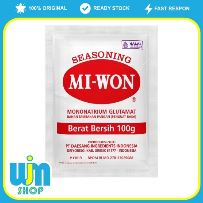 

Vitsin Miwon 100gr Micin Penyedap Rasa MSG