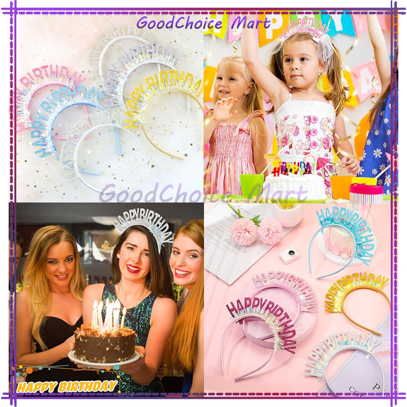 Bando Happy Birthday Glitter Rumbai / Bando Happy Birthday